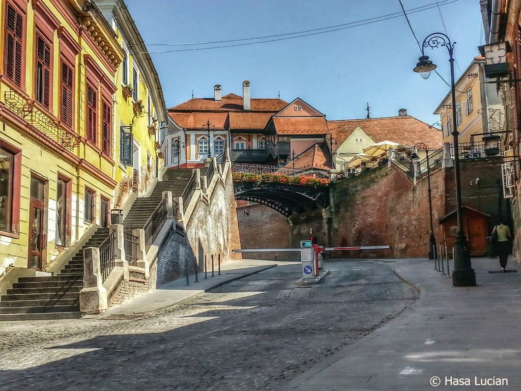 Zum Weissen Lamm Residence Sibiu Bagian luar foto